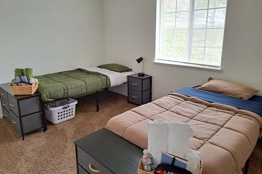 Bedroom side by side